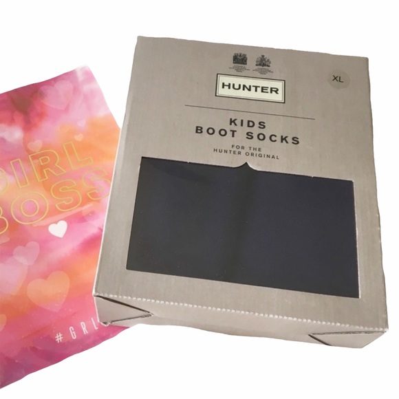 new Hunter ✪ Ladybug Patch ✪ Wellies Boot Socks ✪ Navy Girl’s Size XL 4 5 6 ✪ - Picture 3 of 8